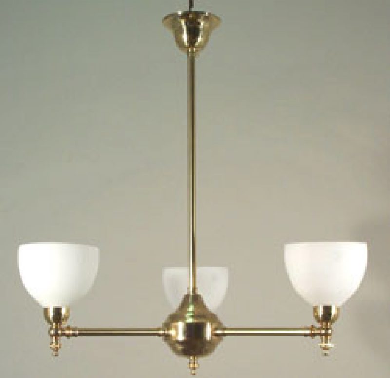Ridgewood 3 Light Polished Brass Pendant