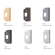 Latches & Striker Plates -  Rebate Extension Plate (6 Finishes) - T 2235 series