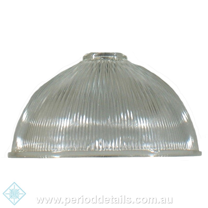Clarendon Clear Glass Shade Small, Fluted Glass Light Shades